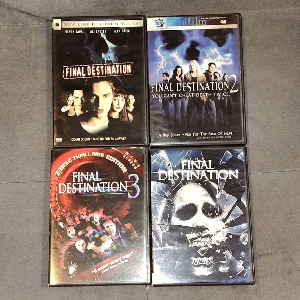 FINAL DESTINATION FINAL DESTINATION 2 FINAL DESTINATION 3 FINAL & DESTINATION 4